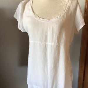 Eileen Fisher top. White. So cute